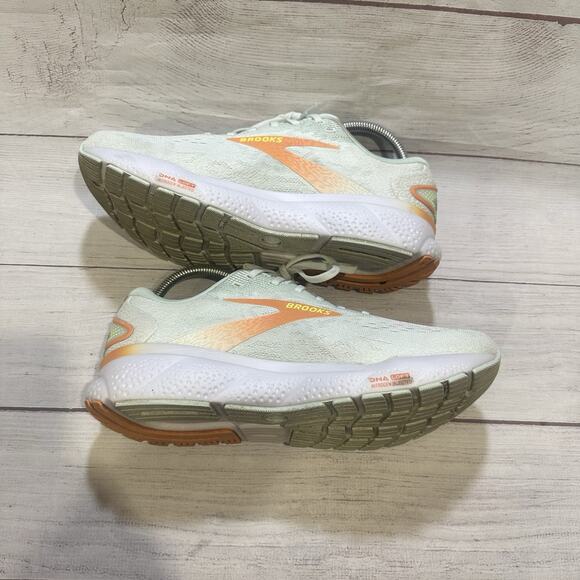 Brooks Ghost 16 Womens Sz.10 Skylight Coconut Athletic Running Shoes 1204071B411 - Picture 8 of 9